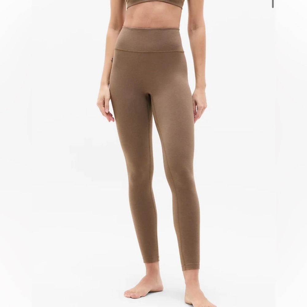 Athleta High-Waisted Tan Leggings